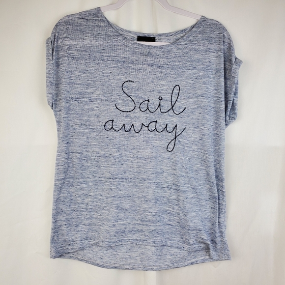 W5 Tops - W5 Embroidered Short Sleeve Top